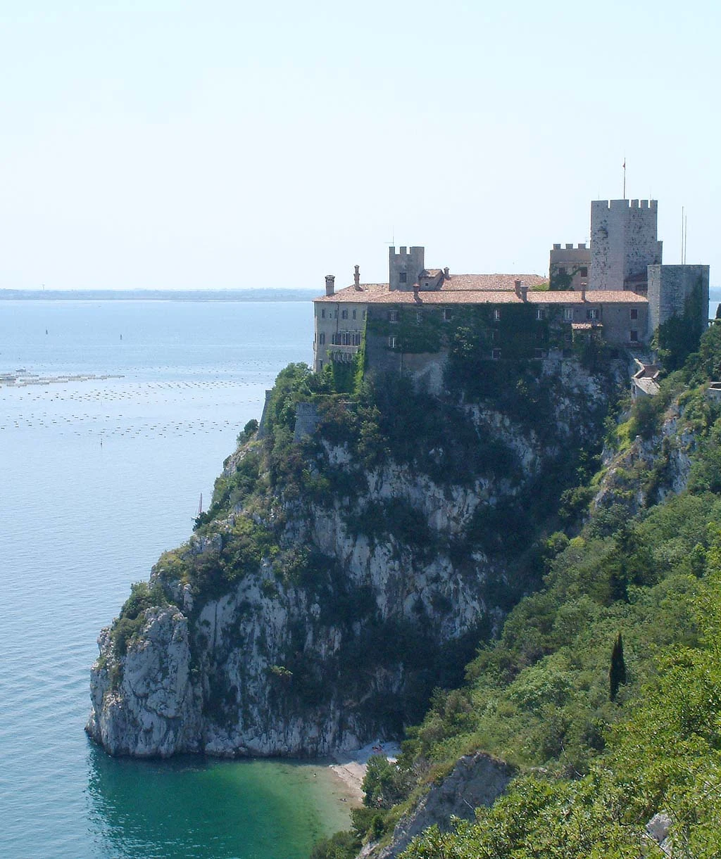 Duino Castle above the Adriatic