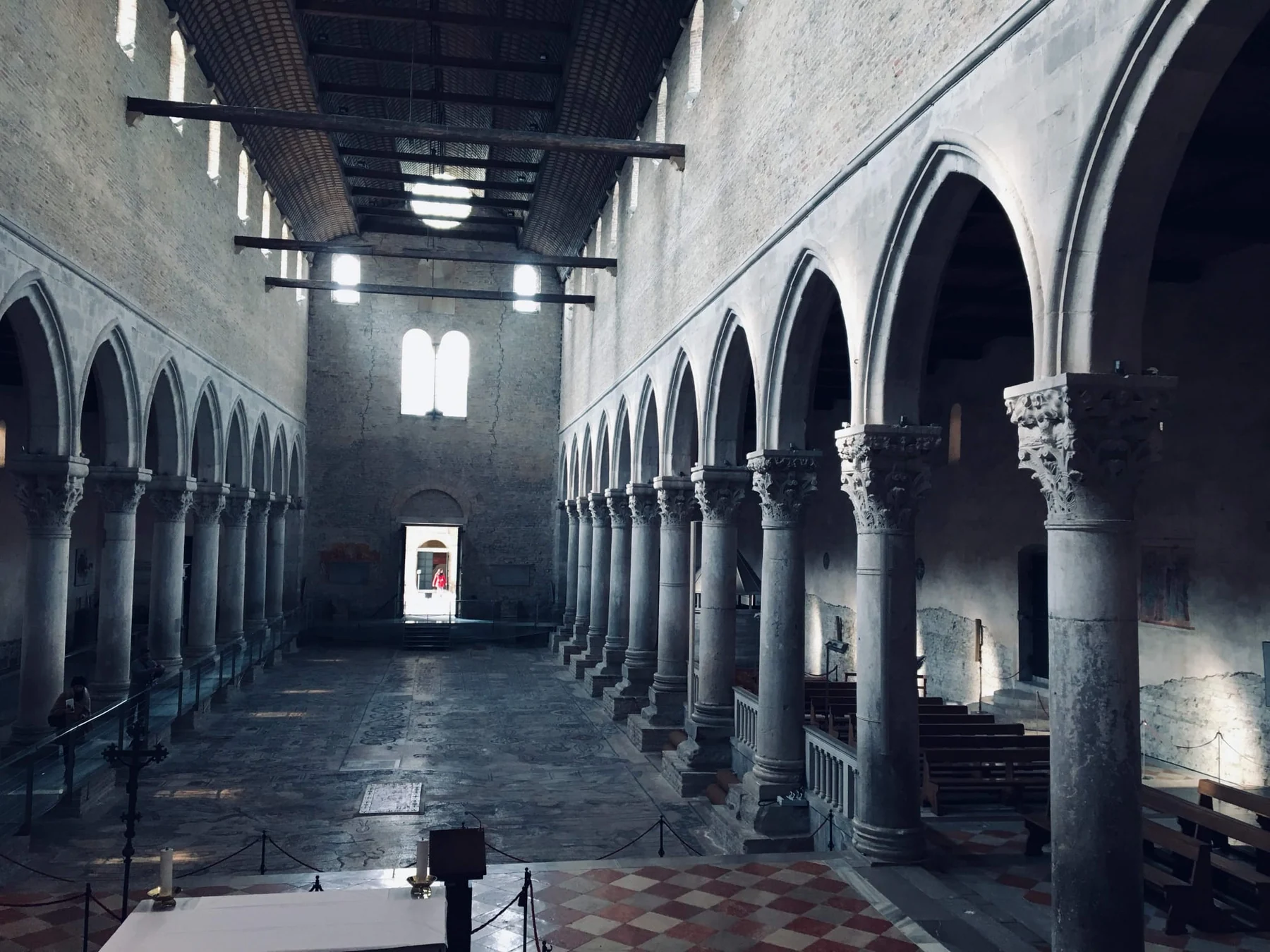 Nave and arcades of the Basilica of Aquileia