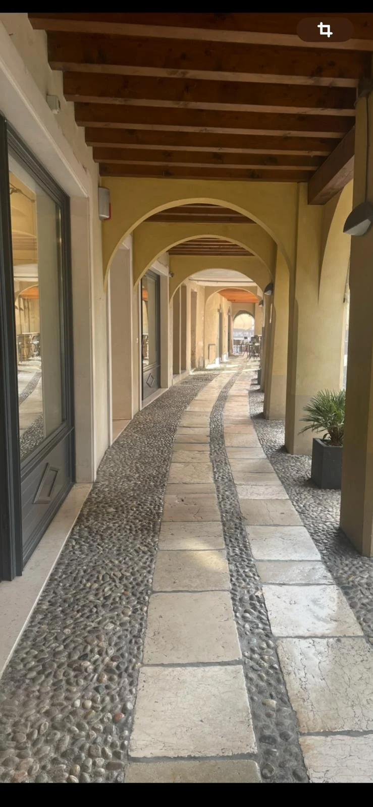 Arcaded walkway in Sacile