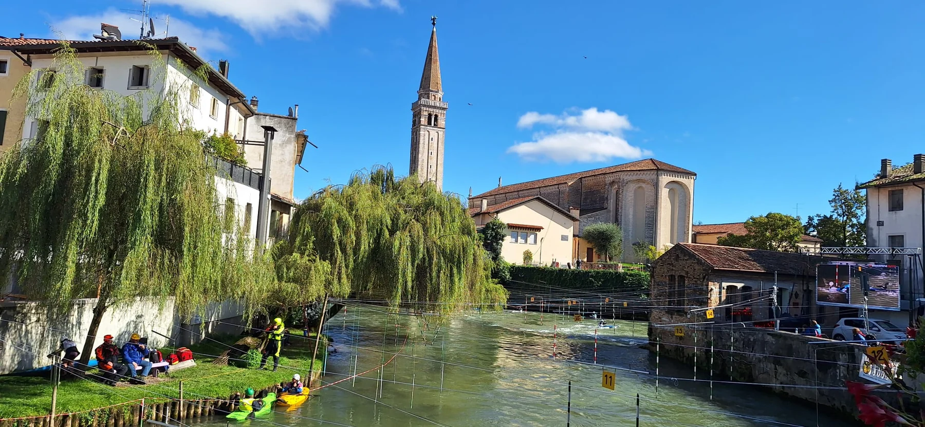 The Livenza river in Sacile
