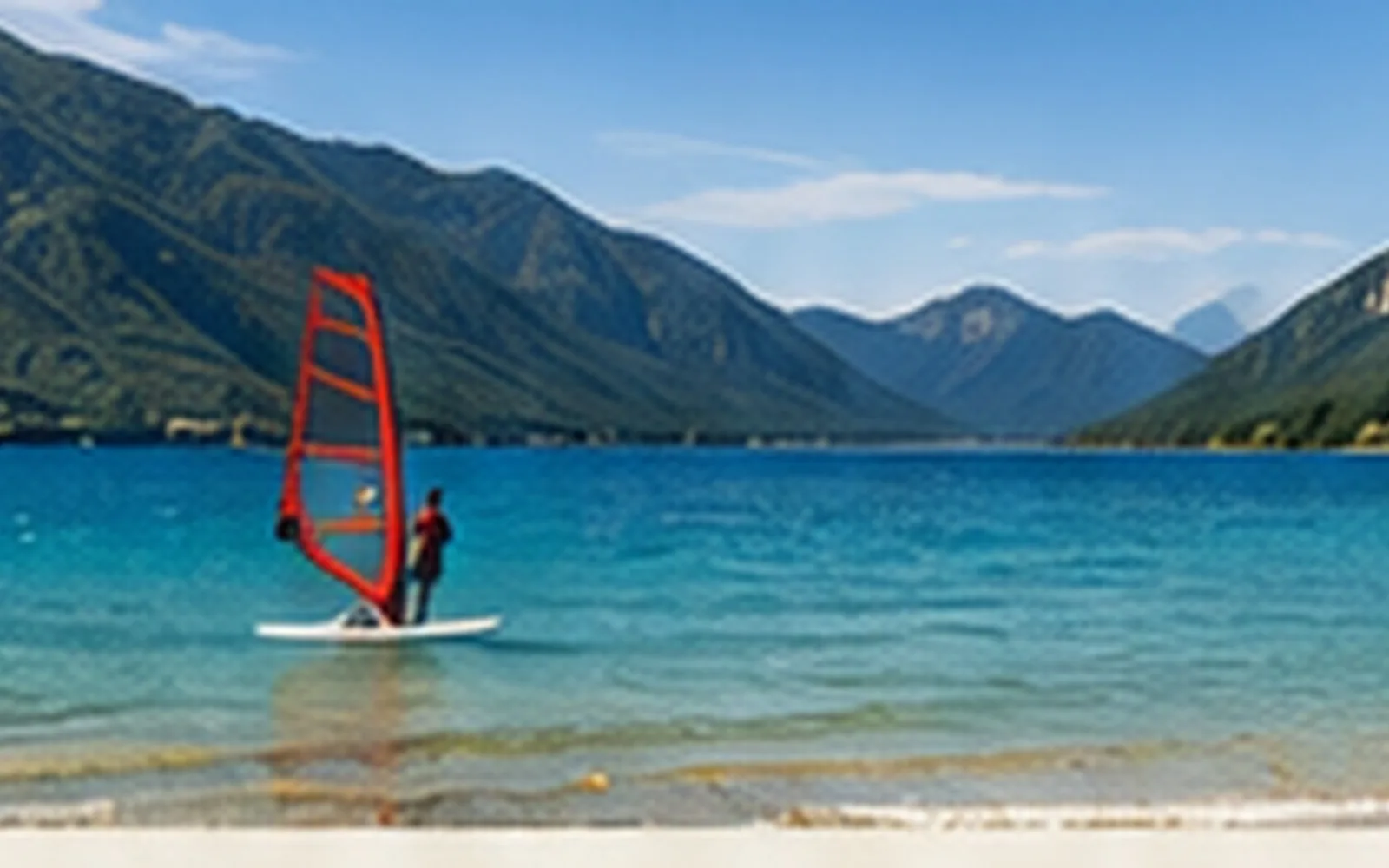 Lake Santa Croce on the Belluno journey